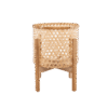 Woven bamboo basket