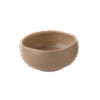 Natural yellow enamel round bowl